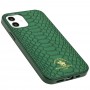 Чехол для iPhone 12 / 12 Pro Polo Knight (Leather) зеленый