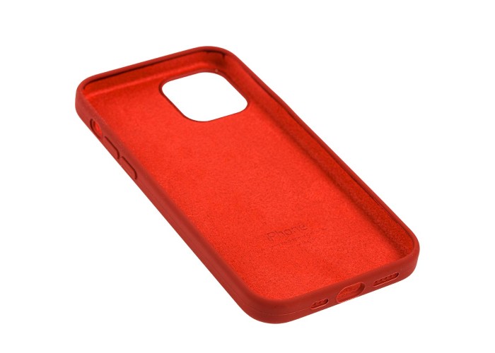 Чехол для iPhone 12 / 12 Pro Silicone Full темно-красный / dark red