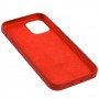 Чехол для iPhone 12 / 12 Pro Silicone Full темно-красный / dark red