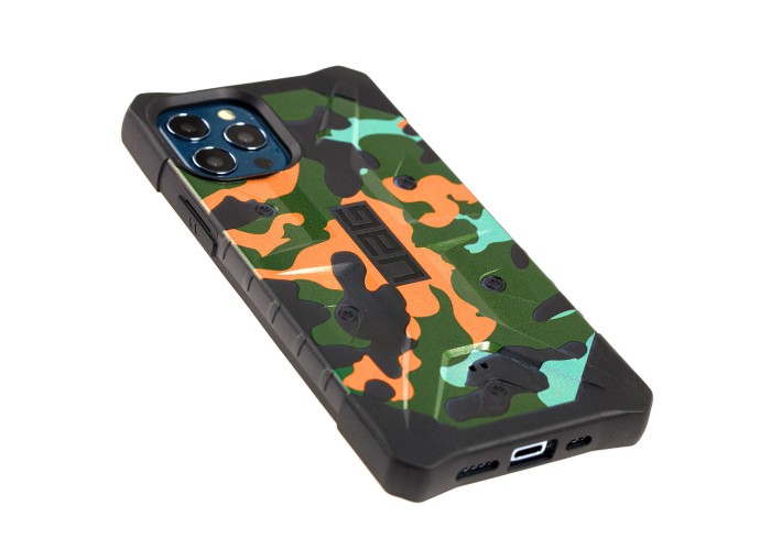 Чехол для iPhone 12 / 12 Pro UAG Pathfinder ударопрочный хаки оранжевый