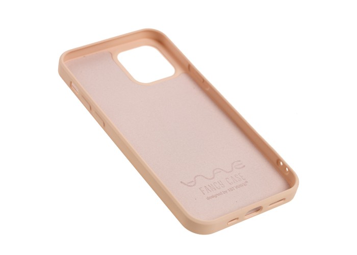 Чехол для iPhone 12 / 12 Pro Wave Fancy rainbow cat / pink sand