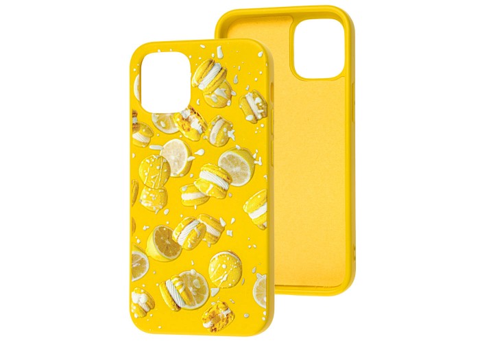 Чехол для iPhone 12 mini Art case желтый