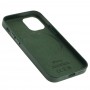 Чехол для iPhone 12 mini Leather with MagSafe pine green