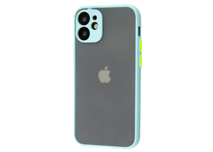 Чехол для iPhone 12 mini LikGus Totu camera protect бирюзовый