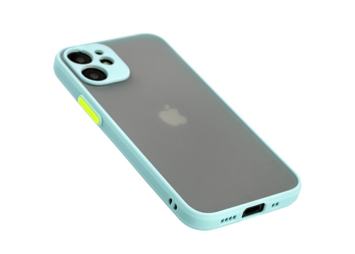 Чехол для iPhone 12 mini LikGus Totu camera protect бирюзовый