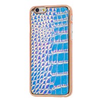 Чехол для iPhone 6 Plastic Crocodile розовый