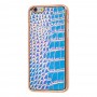Чехол для iPhone 6 Plastic Crocodile розовый