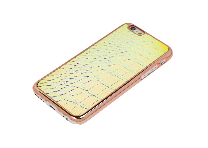 Чехол для iPhone 6 Plastic Crocodile розовый