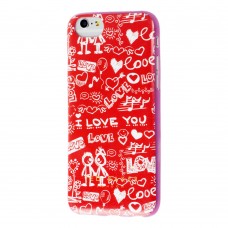 Чехол для iPhone 6 Ted Baker "Love" красный