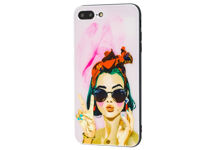 Чехол для iPhone 7 Plus / 8 Plus Girls UV peace