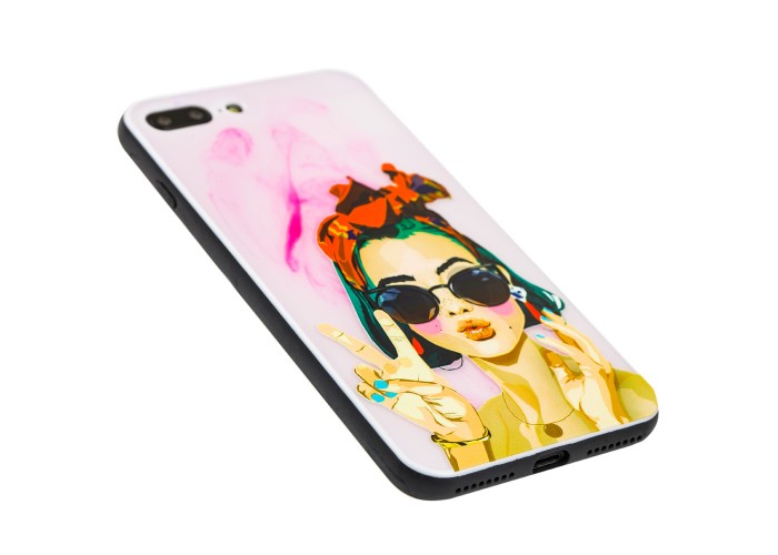 Чехол для iPhone 7 Plus / 8 Plus Girls UV peace