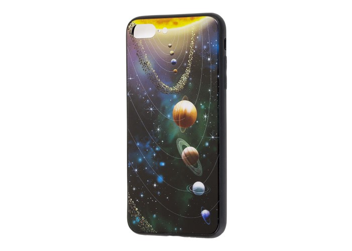 Чехол для iPhone 7 Plus / 8 Plus Glass Галактика