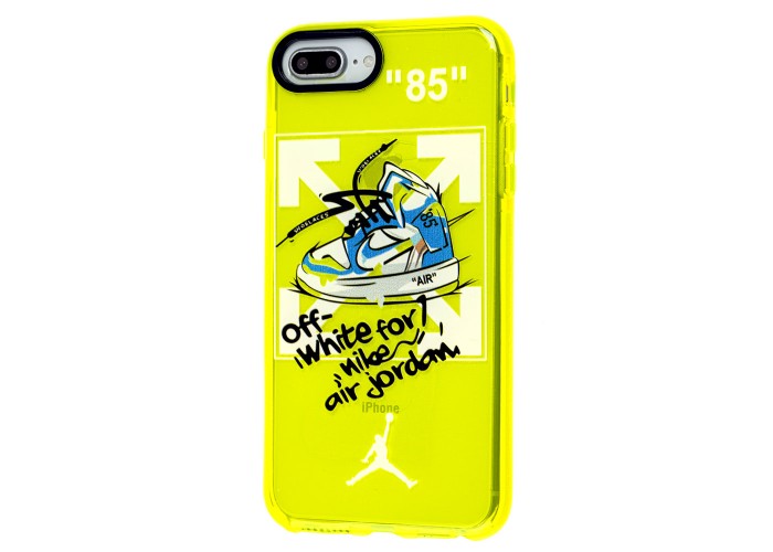 Чехол для iPhone 7 Plus / 8 Plus Neon print air sneakers