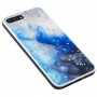 Чехол для iPhone 7 Plus / 8 Plus блестки print + popsocket 