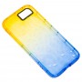 Чехол для iPhone 7 / 8 Gradient Gelin case желто-синий