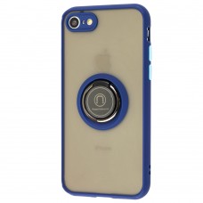 Чехол для iPhone 7 / 8 LikGus Edging Ring синий