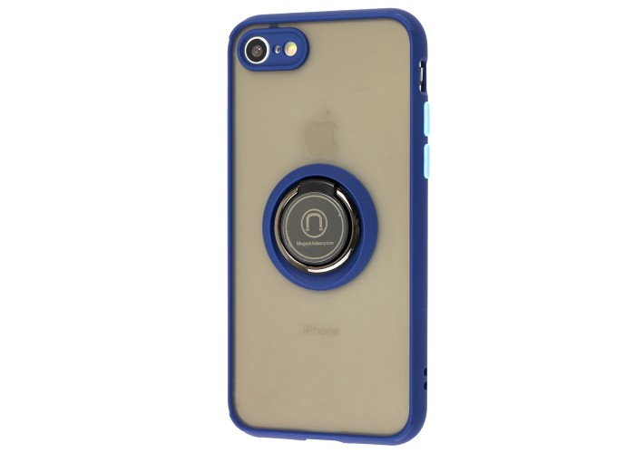 Чехол для iPhone 7 / 8 LikGus Edging Ring синий