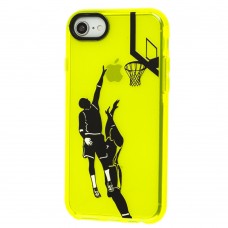 Чехол для iPhone 7 / 8 / SE 20 Neon print basketball
