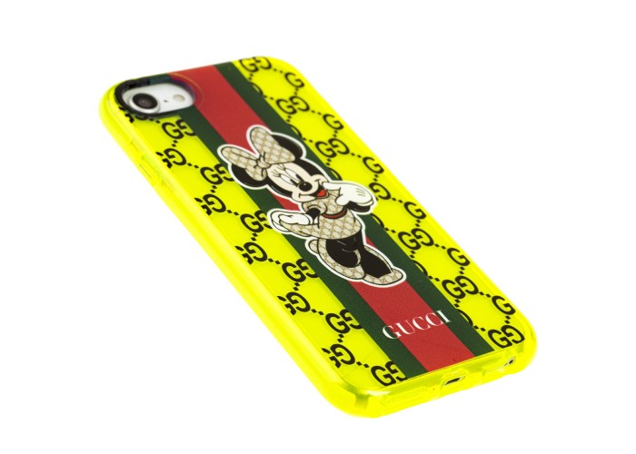 Чехол для iPhone 7 / 8 / SE 20 Neon print Минни Маус