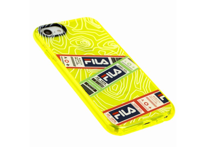 Чехол для iPhone 7 / 8 / SE 20 Neon print ticket