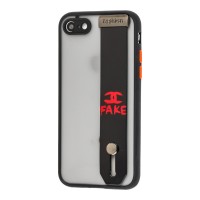 Чехол для iPhone 7 / 8 / SE 20 WristBand fake черный