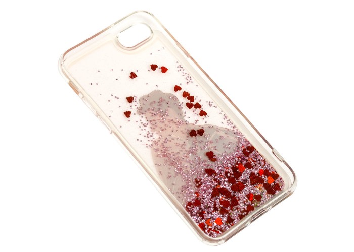 Чехол для iPhone 7 / 8 блестки вода 