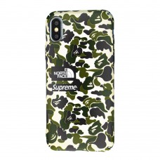 Чехол для iPhone X Soft Touch "Ibasi & Coer north face
