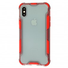 Чехол для iPhone X / Xs LikGus Armor color красный