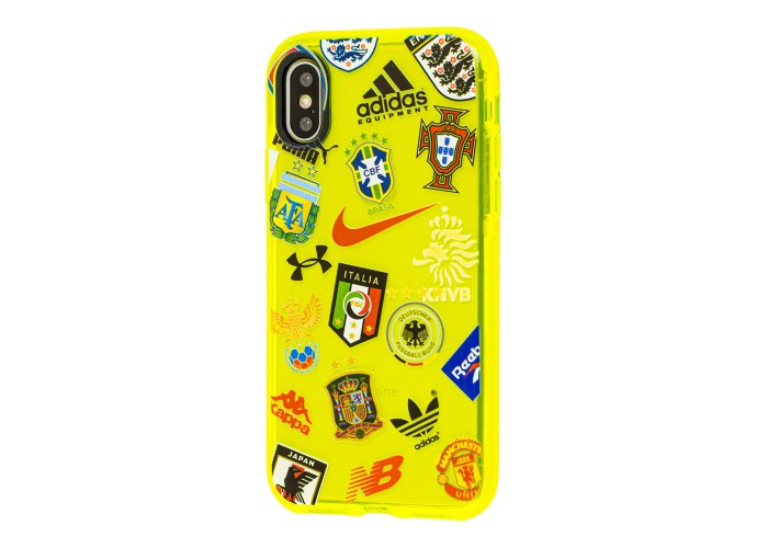 Чехол для iPhone X / Xs Neon print trade marks