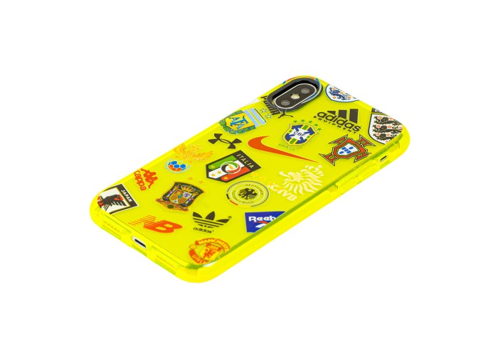 Чехол для iPhone X / Xs Neon print trade marks