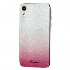 Чехол для iPhone Xr Ambre Fashion серебристый / розовый
