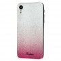 Чехол для iPhone Xr Ambre Fashion серебристый / розовый