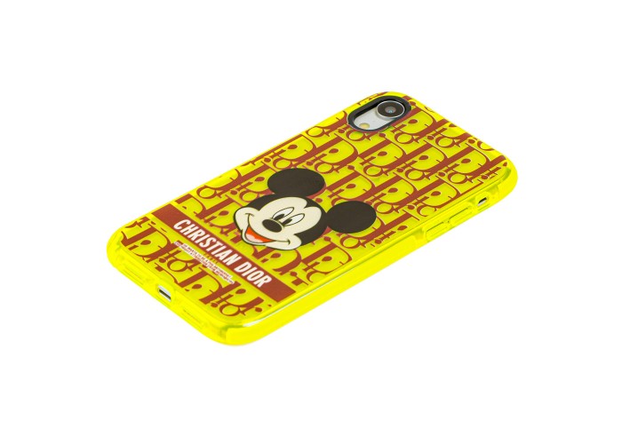 Чехол для iPhone Xr Neon print Микки Маус CD