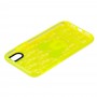 Чехол для iPhone Xr Neon print Микки Маус CD
