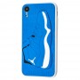 Чехол для iPhone Xr Sneakers Brand jordan синий / белый