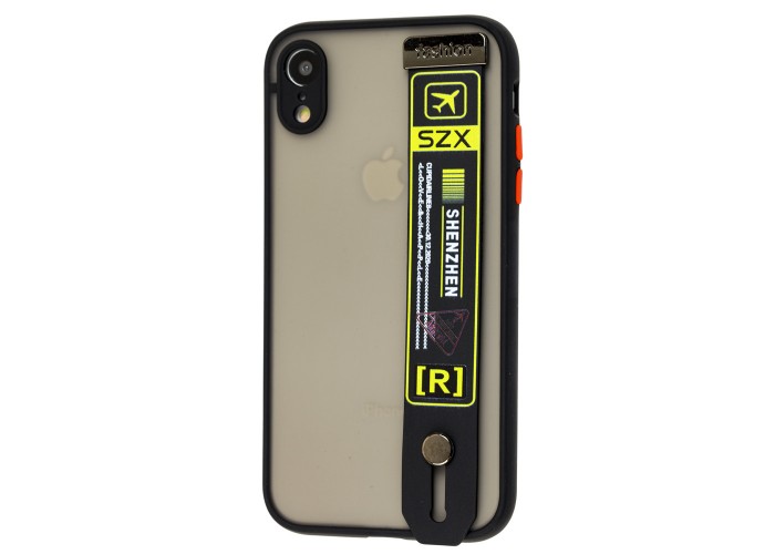 Чехол для iPhone Xr WristBand shenzhen черный