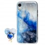 Чехол для iPhone Xr блестки print + popsocket 