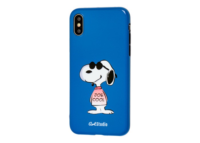 Чехол для iPhone Xs Max ArtStudio Little Friends Snoopy синий