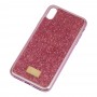 Чехол для iPhone Xs Max Bling World розовый