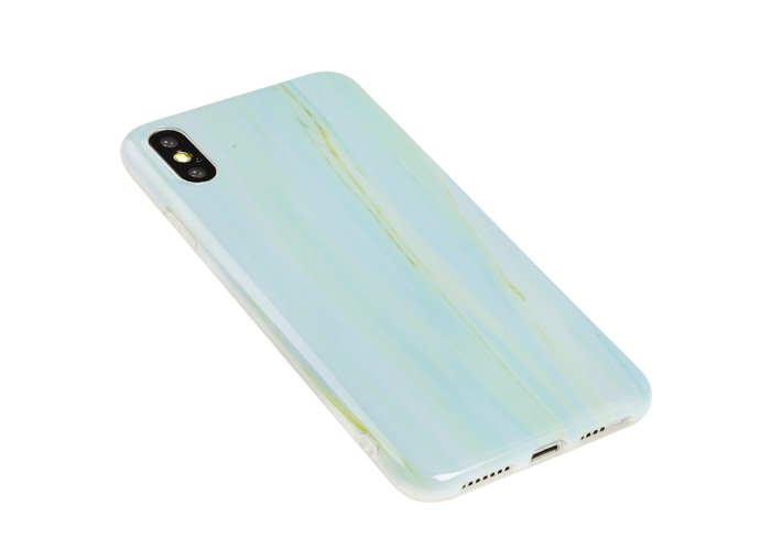 Чехол для iPhone Xs Max Light Mramor case 360 (02)