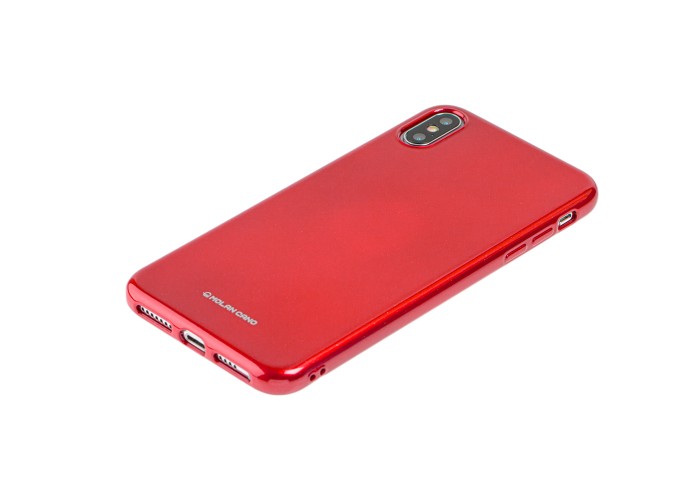 Чехол для iPhone Xs Max Molan Cano Jelly глянец бордовый