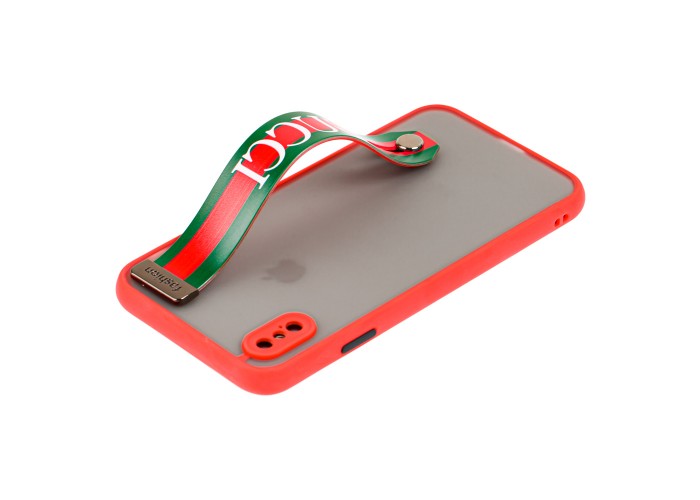 Чехол для iPhone Xs Max WristBand G III красный