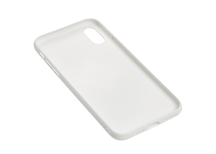 Чехол для iPhone Xs Max glass LV белый