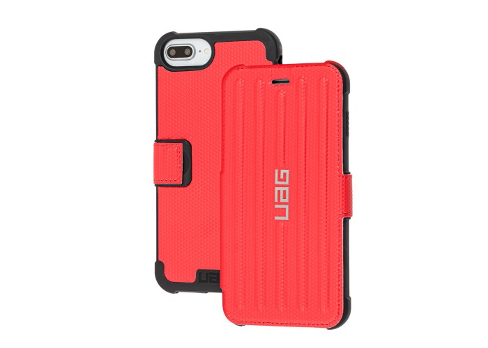 Чехол книжка для iPhone 7 Plus / 8 Plus UAG Metropolis красный