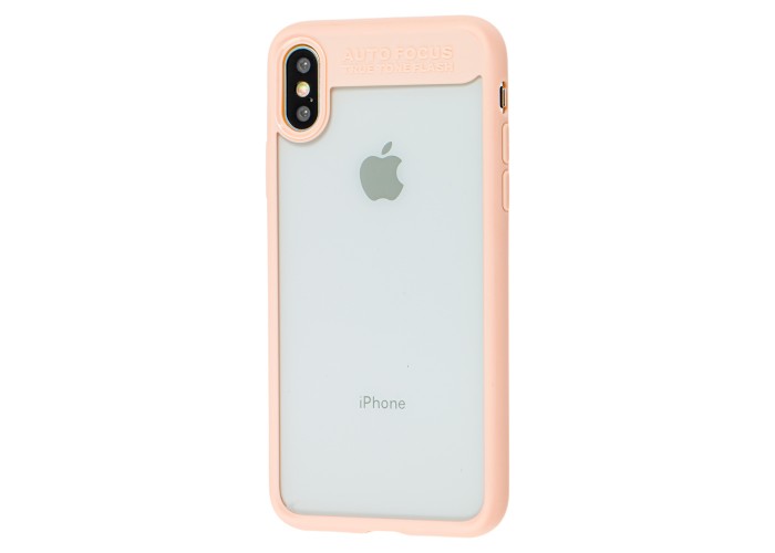 Чехол противоударный для iPhone X / Xs Usams Mant розовый