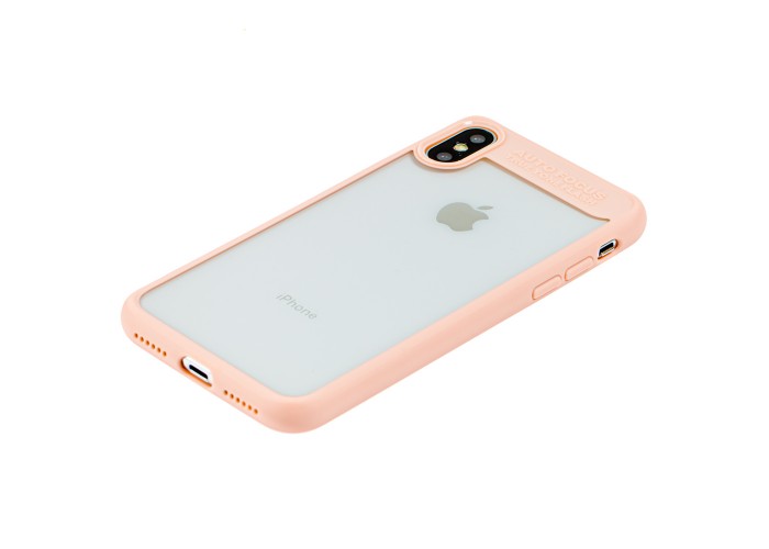 Чехол противоударный для iPhone X / Xs Usams Mant розовый