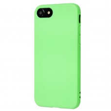 Чехол силиконовый для iPhone 7 / 8  матовый зеленый