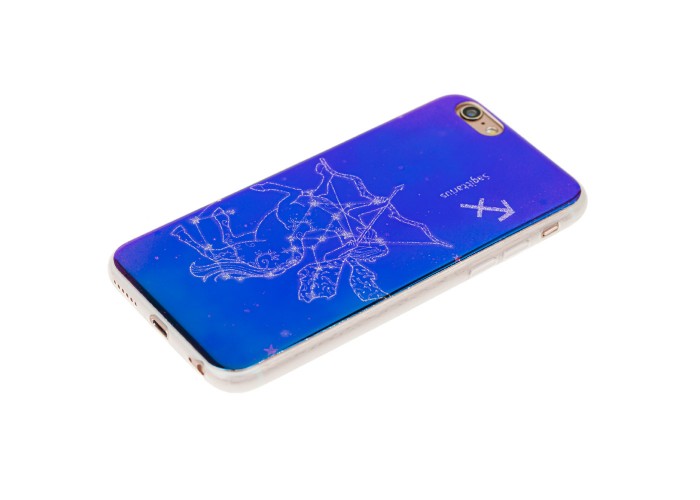 Накладка силиконовая перламутр зодиаки для iPhone 6 Sagitarius