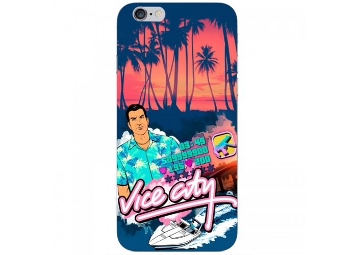 Силиконовый чехол Remax Apple iPhone 6 Plus 5.5 GTA Vice City