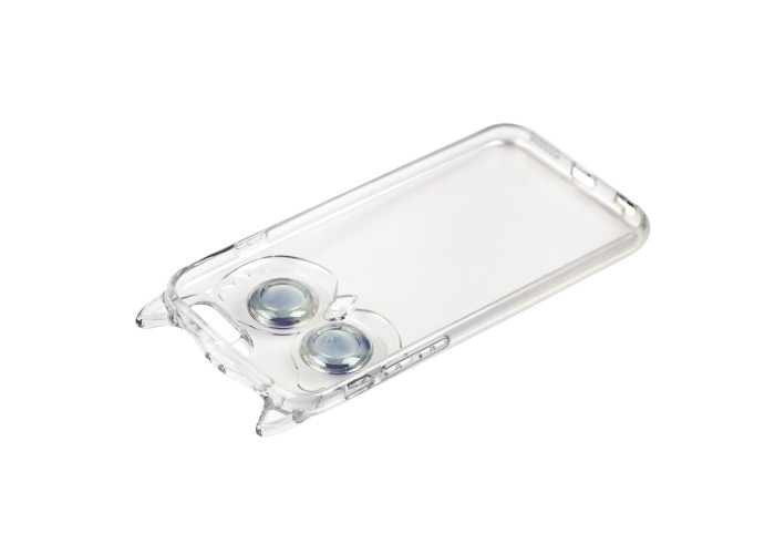 3D чехол для iPhone 6 сова прозрачный